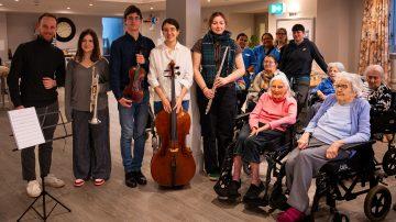 Music workshops bring joy to LV Care Home residents this October