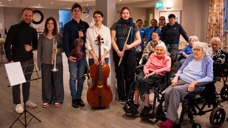 Music workshops bring joy to LV Care Home residents this October