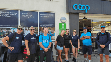 Coop colleagues take on charity walk for two important causes