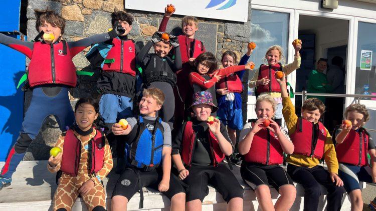 Free fruit snack fuels young sailors at The Sailing Trust
