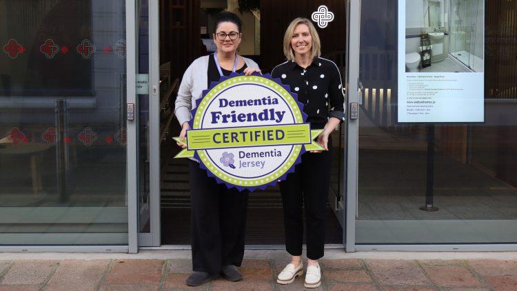 Dementia Jersey awards Andium Homes ‘Dementia Friendly Business’ status
