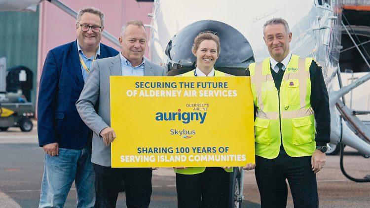 Wings over Alderney: Aurigny’s first service by Twin Otter takes to the skies
