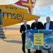 Celebrating Aurigny’s official inaugural flight from Guernsey to Jersey