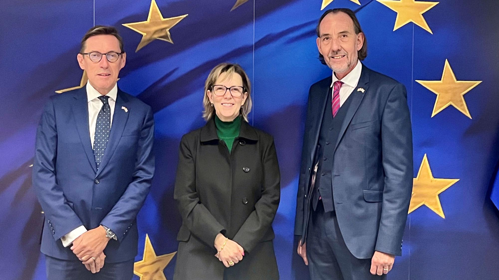 Guernsey and Jersey interests represented in political visit to Brussels