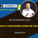 Ask the Business Coach: What is your defining word for 2026?