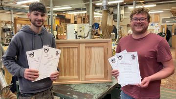 Double success for The Guernsey Institute’s carpentry and joinery apprentices