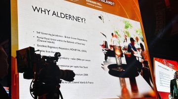 Alderney presents economic vision at leading Bitcoin conference