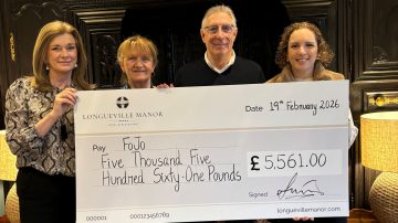 Longueville Manor guests raise over £5,500 for Friends of Jersey Oncology