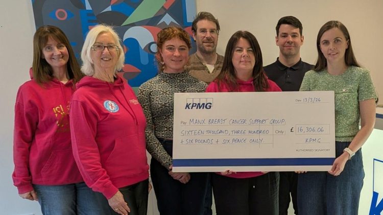 KPMG in the Crown Dependencies raises over £16,000 for Manx Breast Cancer Support Group