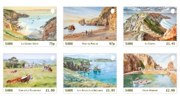 Sark Tourism celebrates the launch of new Sark commemorative stamps