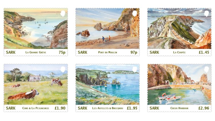 Sark Tourism celebrates the launch of new Sark commemorative stamps