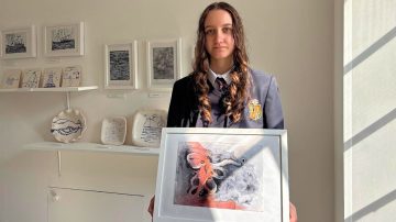 Students mark Victor Hugo anniversary with art exhibition