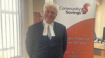 Bailiff appointed patron of Community Savings