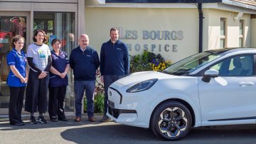 Les Bourgs Hospice launches celebratory raffle to win a brand-new electric car.
