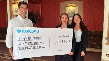Seymour Hotels presents £21,125 to Dementia Jersey following year of fundraising