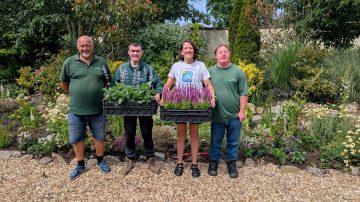 Hospice gardens revitalised through charity partnership