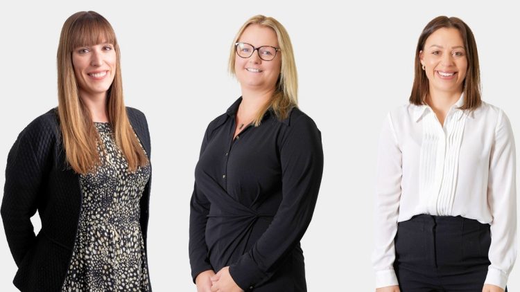 Nichola Brennan, Danielle Brouard, Charlotte Goncalves