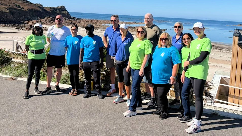 Standard Chartered Jersey employees take action to keep Island beaches clean