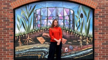 Jersey artist completes public artworks at Maison Les Arches