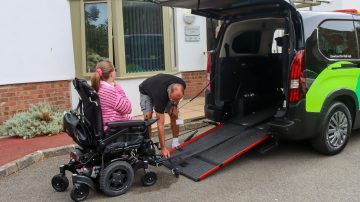 Jersey taxi service helps charity overcome wheelchair transport shortage